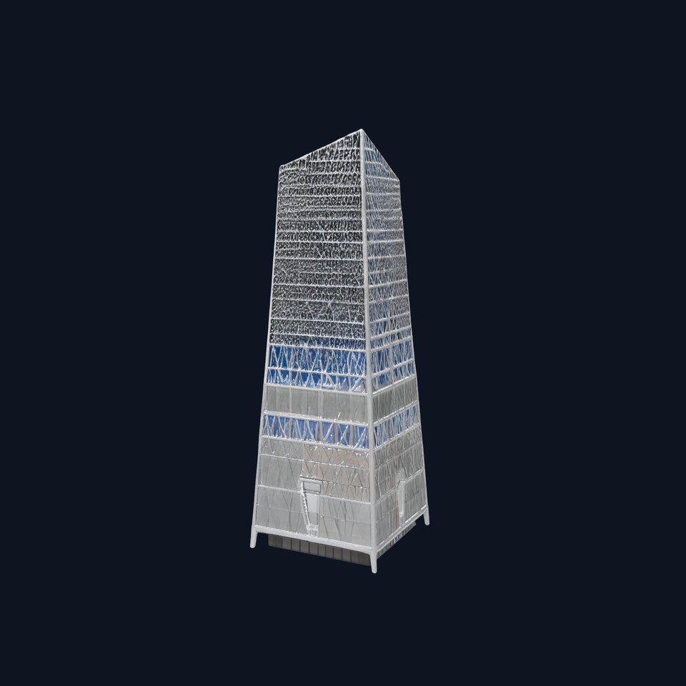 Modern Glass Skyscraper model pack